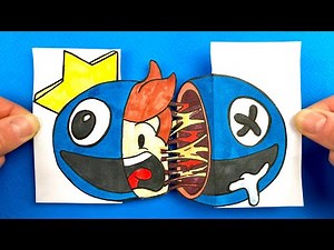 How To Draw RAINBOW FRIENDS with ROBLOX Transformations ARTS & PAPER CRAFTS Tutorial