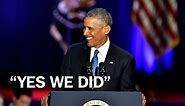 President Obama: 'Yes, We Can'