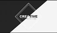 Black and White Creative Slide Design - PowerPoint Tutorial