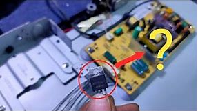 key repair TV LED sharp model LC 32LE340M problem diode and not working