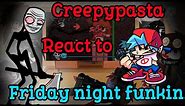 Creepypasta react to Friday night funkin Troll face(blue balls) mod🎤🎶 //mod link in deks 👇//