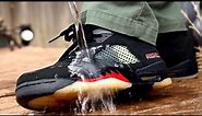 Wmns Air Jordan 5 Retro GORE-TEX 'Off-Noir' On foot Water Test
