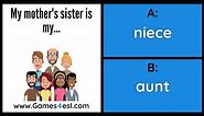 Family Members Quiz