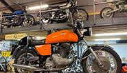 FOR SALE: This beautiful orange Laverda 750 SF from 1972. The Laverda is in very good condition as you can see. Located in The Netherlands 🇳🇱. We can ship worldwide, price on request. More information? Please sent me a WhatsApp to my number 0031629563746. #laverda #laverda750sf #classiclaverda #laverdamotorcycle #laverdadsiempretriunfa #laverdaddevargas #laverdaderavuelta #laverdamotorbikes #vintage #vintagemotor #vintagemotorbike #vintagemotors #classicmotorcycles #classicmotorbike #classicmo