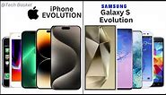 Apple IPhone vs Samsung Galaxy S Series Evolution 2009-2024 (Part 1)