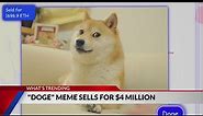 Doge meme sells for $4m