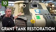 WORKSHOP WEDNESDAY: WW2 M3 Grant and Lee tank TOUR plus fitting the rear idler wheels