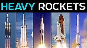 Heavy-Lift Rocket Launch Compilation