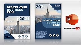 How to Design Business Proposal Cover page in MS PowerPoint II Powerpoint Flix
