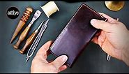 handmade leather wallet | leather wallet slim | best mens wallet | leather craft