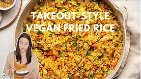 The BEST Vegan Takeout-Style Fried Rice