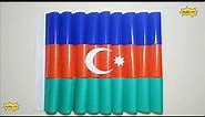 AZƏRBAYCAN BAYRAĞI / KAGIZDAN BAYRAQ DÜZƏLTMƏK / AZERBAIJAN FLAG /АЗЕРБАЙДЖАНСКИЙ ФЛАГ @smiletv-sekilcekmek