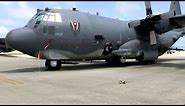Deadly AC-130 Gunship in Action Firing All Its Cannons