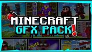 Minecraft *GFX Pack* For Thumbnail | How to make Minecraft Thumbnail