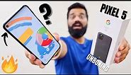 Google Pixel 5 Unboxing & First Look - The Best Android Phone By Google🔥🔥🔥
