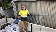 How to Attach or weld a colourbond fence ontop of a concrete sleeper retaining wall by GORILLA WALL