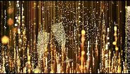 Champagne glass golden party background 4k | Glamourous & Shiny