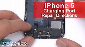 iPhone 5 Charging Port Dock Replacement in 5 Minutes