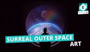 Create A Surreal Outer Space Art in Pixlr E