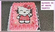 pastel Hello Kitty en plancha/como hacer un pastel de hello Kitty