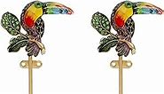 Pasiir 2 Pack Decorative Wall Hooks, Vintage Bird Shaped Metal Wall Hook for Hanging Coats Clothes Keys Hats Towels