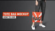 3d Tote Bag Mockup video tutorial