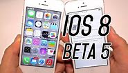 iOS 8 Beta 5 - What's New?