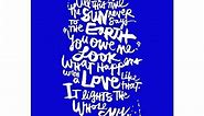 Love Like This, Lights Up the Sky - Love Quotes Wall Art, This Modern Typographic Wall Art Print Is Ideal For Home Decor, Office Decor, School Decor, Dorm Decor. Great Poetic Art Gift! Unframed - 8x10