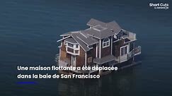 Une maison flottante aperçue dans la baie de San Francisco