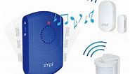 Simple Door Alarm Sensor w/ Portable Alarm Alert | Alzheimer's, Dementia and Elderly Door Alarm Kit | Motion Sensor Option | Alert Call Button | Expandable | Alzstore