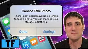 iPhone Storage Full Problem? How To Quickly Fix, Free Up Storage Space