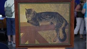 1909 Theophile Steinlen "Summer Cat" Color Lithograph