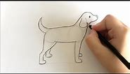 Kako nacrtati psa