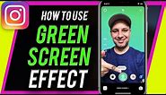 How to add Green Screen effect inside Instagram Reels
