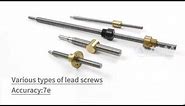 Stainless Steel/Carbon Steel Lead Screw Diameter from 2mm~120mm