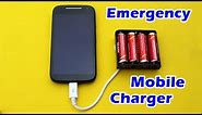 How to Make an Emergency Mobile Phone Charger using AA Batteries