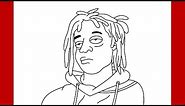 How to draw trippie redd step by step drawing
