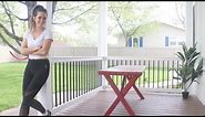 How to Install Porch or Deck Railings & Vinyl Post Wrap Installation
