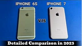 IPhone 7 vs IPhone 6S in 2023🔥Detailed Comparison in Hindi⚡️| Camera Test | PUBG Test
