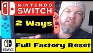 How to Factory RESET Nintendo Switch (2 Ways)