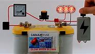 FUSES Led indicator. Glow when it Blown. Smart standard FUSES. Easy identification