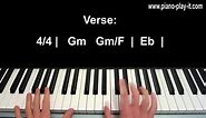 On My Own piano tutorial by Les Miserables