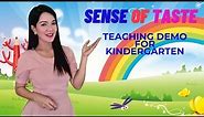 Sense of Taste Teaching Demo for Kindergarten