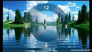 Lake Clock - Free Lake Screensaver