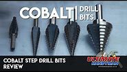 Cobalt step drill bits