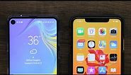 iPhone Notch vs Samsung Punch-Hole Display Comparison