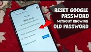 How to reset your Google account password without old password
