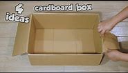 ✔ 4 Cardboard Box Night Stand Bedside Table Ideas