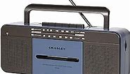 Crosley CT101A-BL Portable Bluetooth Cassette Player with AM/FM Radio, Blue