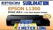 We bought the Epson L1300 for A3 format sublimation